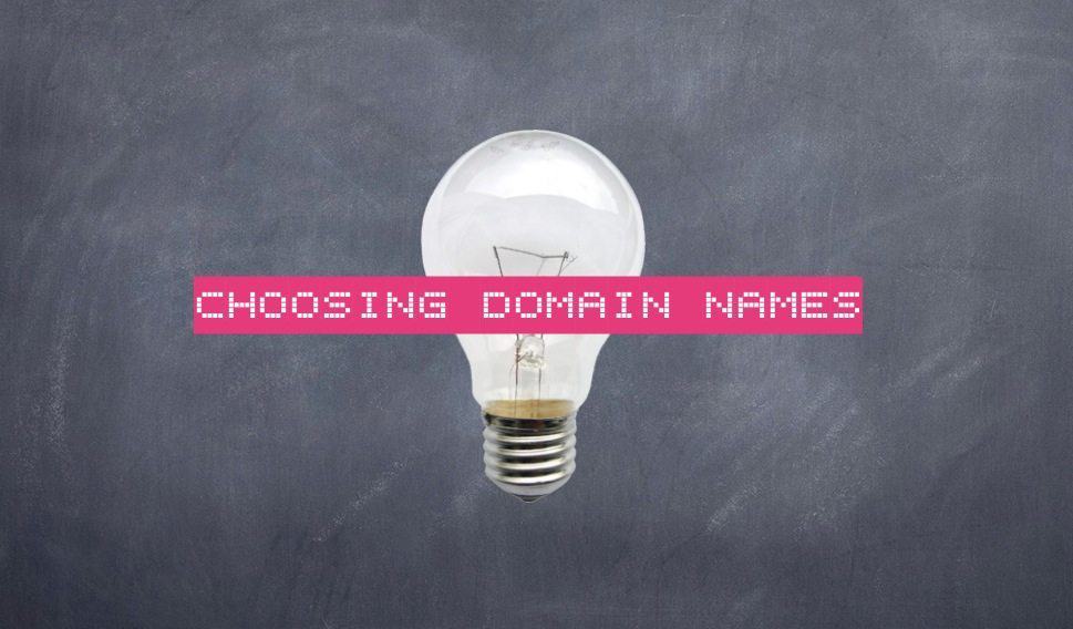 selecting a domain