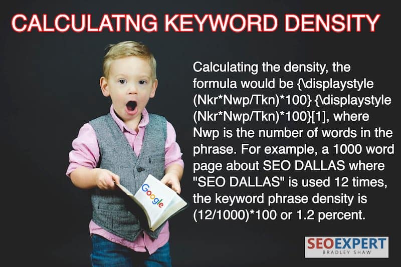 calculating the density of keyword useage