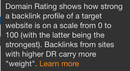PR Strategy of looking at domain rating when evaluating links