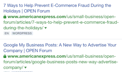 example of a link on americanexpress.com