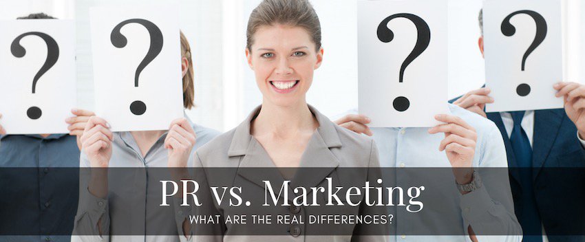 public relations versus marketing