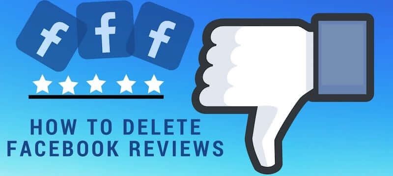 how to remove facebook reviews