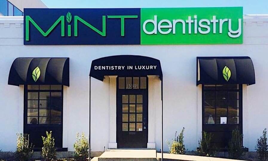 front building of a dentists office in dallas